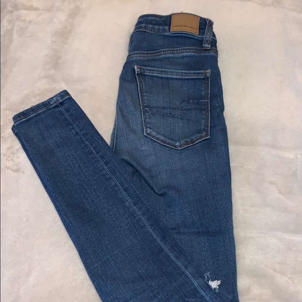 American Eagle Ripped Skinny Jeans